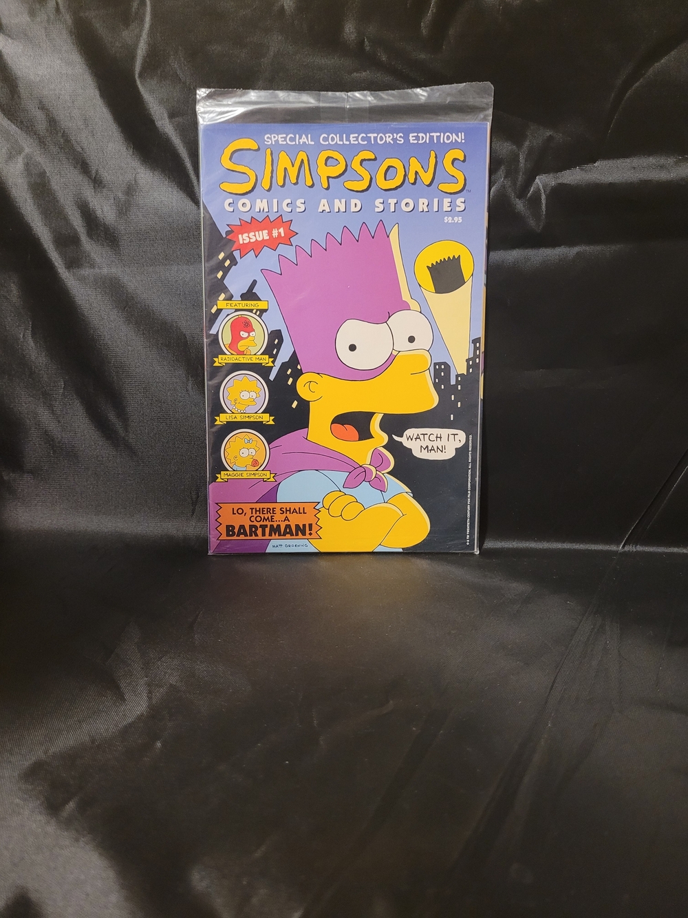 Simpsons Comics #1 First Edition Seal In Polybag New Mint Condition Bartman 1993